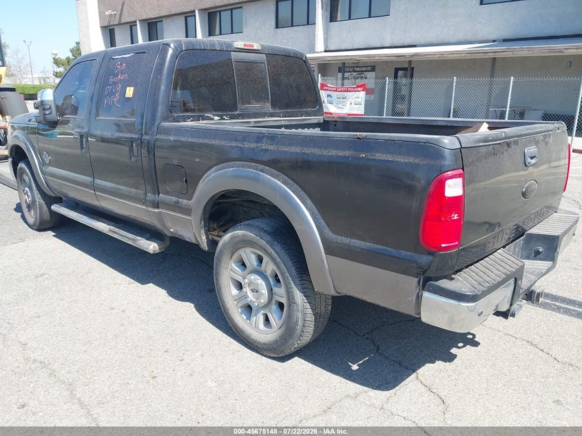 Vin: 1ft7w2bt4ceb33139, lot: 46173748, ford super duty f-250 srw lariat 20123