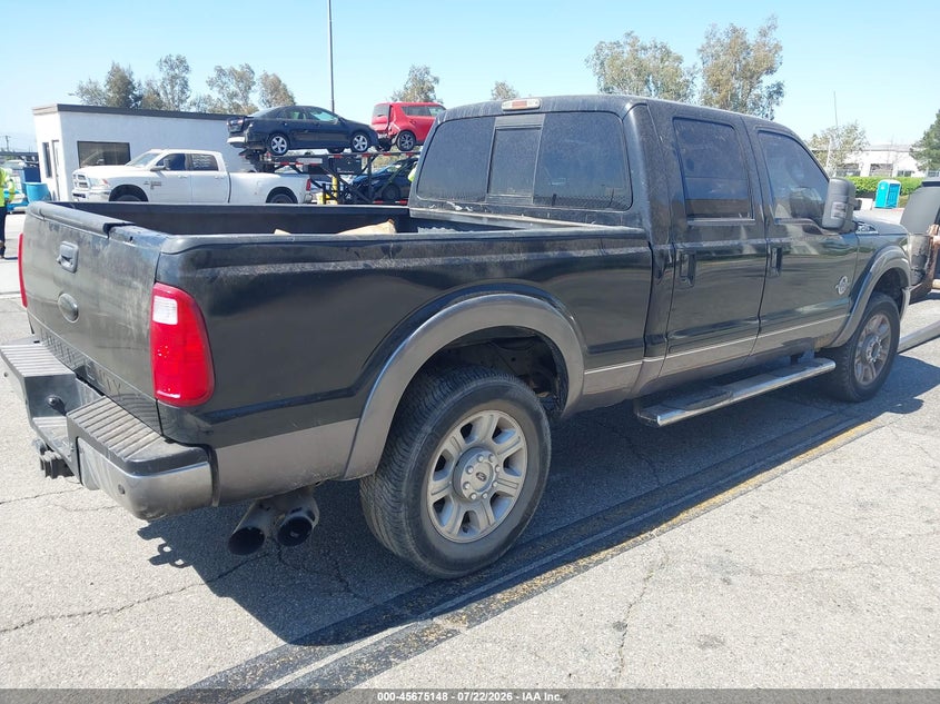 Vin: 1ft7w2bt4ceb33139, lot: 46173748, ford super duty f-250 srw lariat 20124