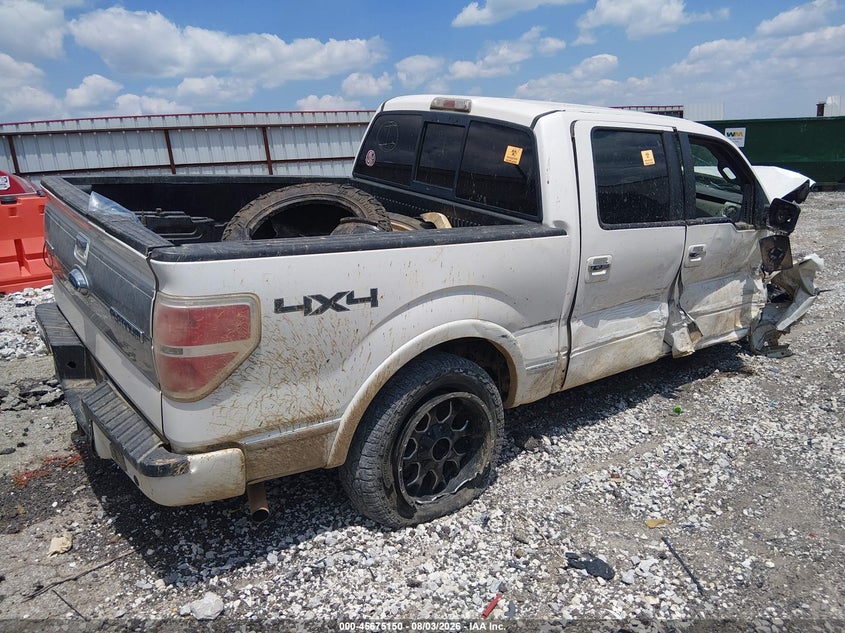 Vin: 1ftfw1et7bfd21809, lot: 46173750, ford f-150 platinum 20114