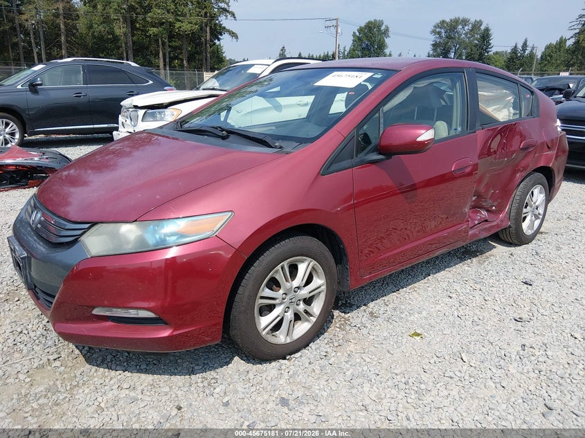 2010 Honda Insight Ex VIN: JHMZE2H72AS024620 Lot: 45675181