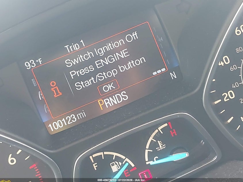 2017 FORD ESCAPE auction photo 7