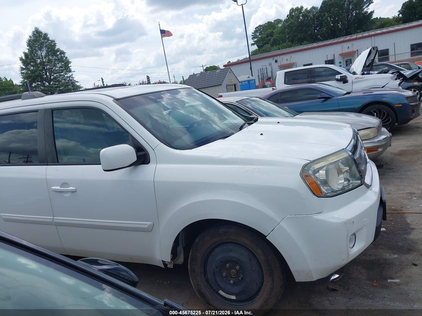 2010 Honda Pilot Ex-L VIN: 5FNYF3H5XAB009181 Lot: 45675225