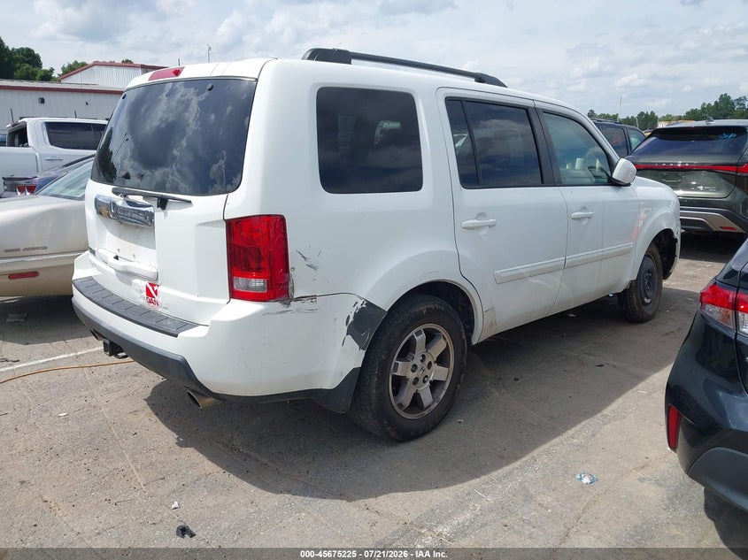 2010 Honda Pilot Ex-L VIN: 5FNYF3H5XAB009181 Lot: 45675225