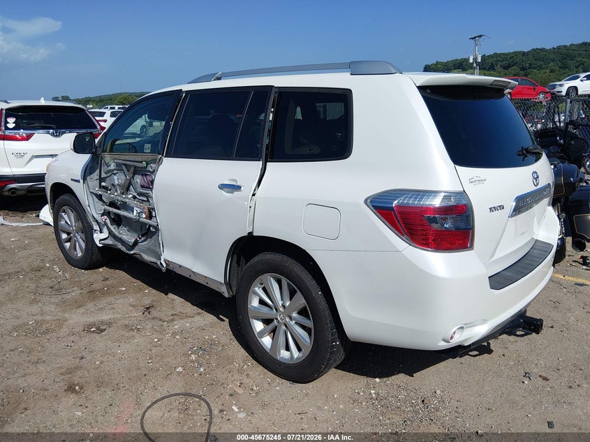 2008 Toyota Highlander Hybrid Limited VIN: JTEEW44A682020165 Lot: 45675245