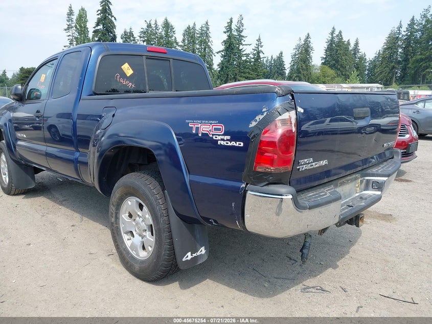 2007 Toyota Tacoma Base V6 VIN: 5TEUU42N87Z362383 Lot: 45675254
