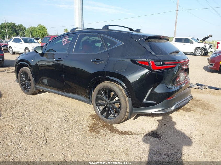 Vin: 2t2kgcez7rc038126, lot: 46173863, lexus nx 350 f sport handling 20243