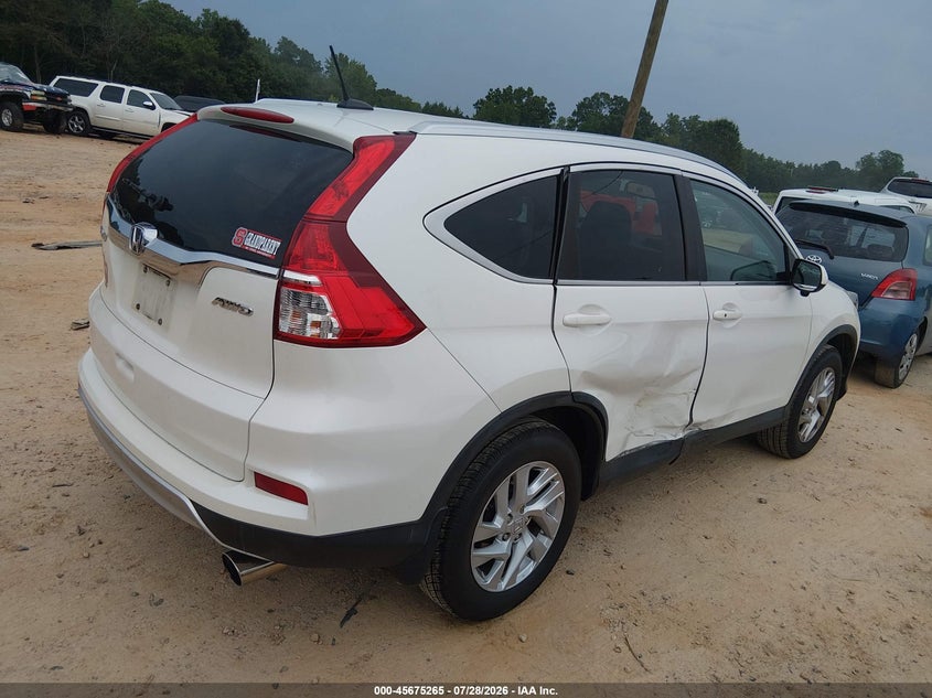 Vin: 5j6rm4h79fl101060, lot: 46173865, honda cr-v ex-l 20154