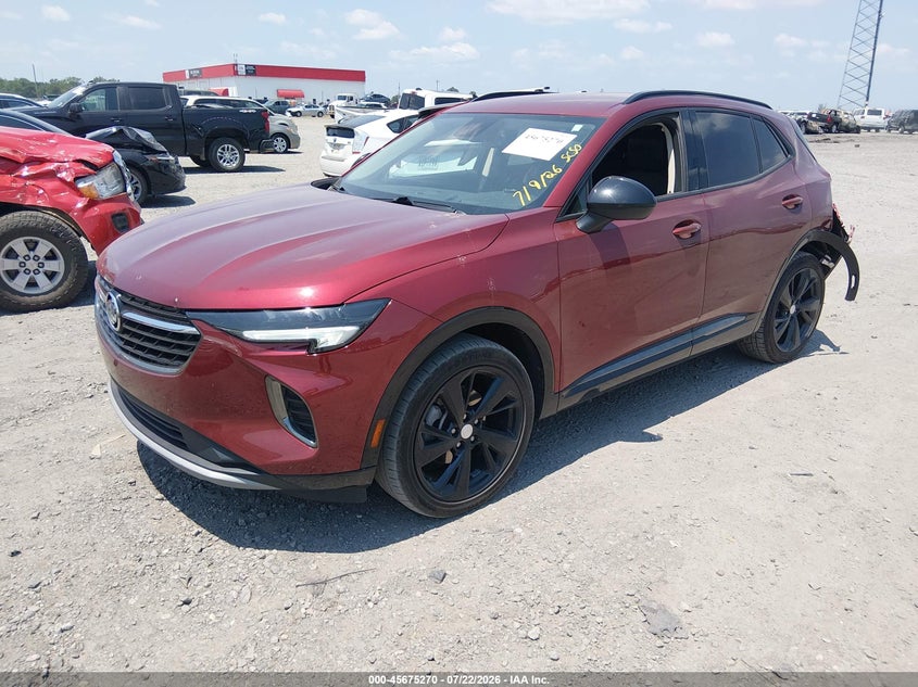 Vin: lrbazlr45md166643, lot: 46173870, buick envision fwd preferred 20212