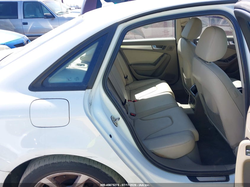 2009 AUDI A4 auction photo 8