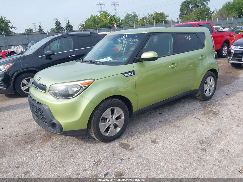 Vin: kndjn2a23f7809736, lot: 46173881, kia soul 20152