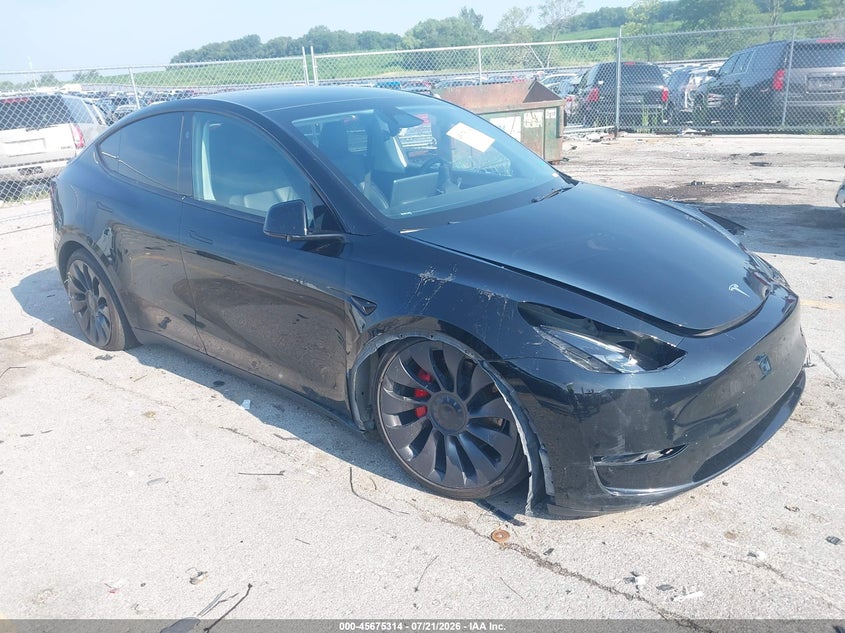 Vin: 7saygdef8pf875814, lot: 46173914, tesla model y performance dual motor all-wheel drive 2023 img_1