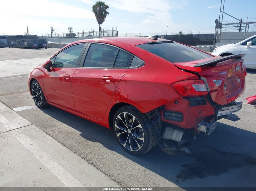 2017 Chevrolet Cruze Ls Auto VIN: 1G1BC5SM7H7116384 Lot: 45675321