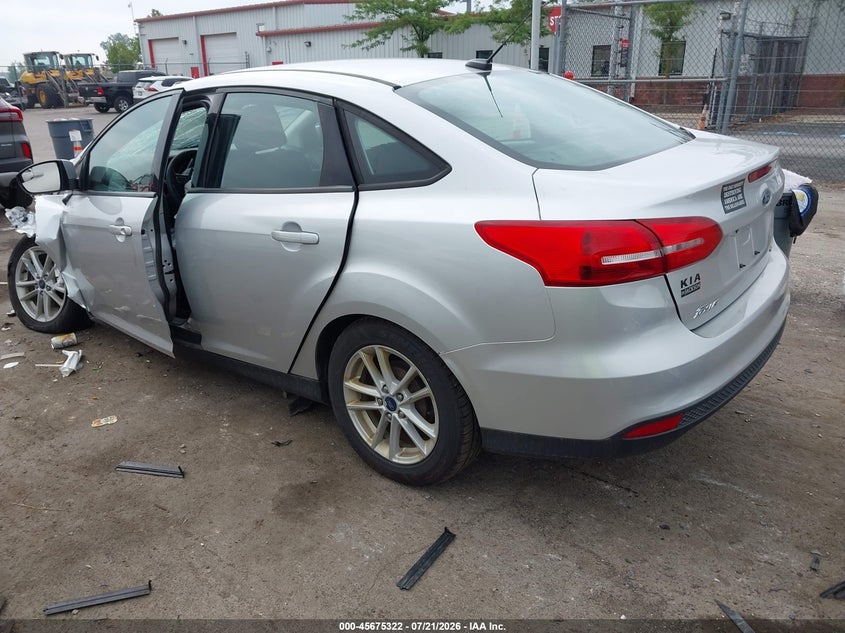 Vin: 1fadp3f23jl288724, lot: 46173922, ford focus se 20183