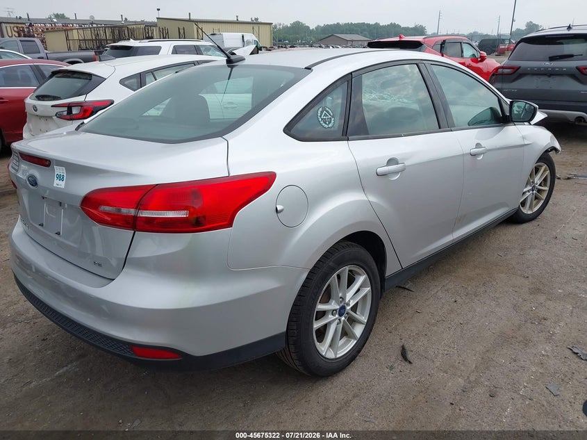 Vin: 1fadp3f23jl288724, lot: 46173922, ford focus se 20184