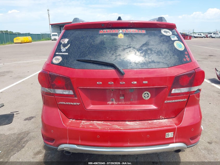 2016 Dodge Journey Crossroad Plus VIN: 3C4PDCGG7GT107910 Lot: 45675345