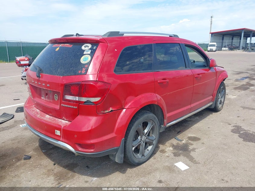 Vin: 3c4pdcgg7gt107910, lot: 46173945, dodge journey crossroad plus 20164