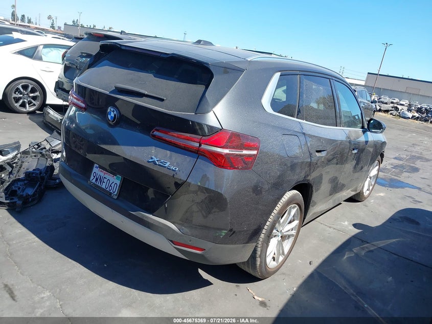 Vin: 5ux53gp09s9058858, lot: 46173969, bmw x3 30 xdrive 20254