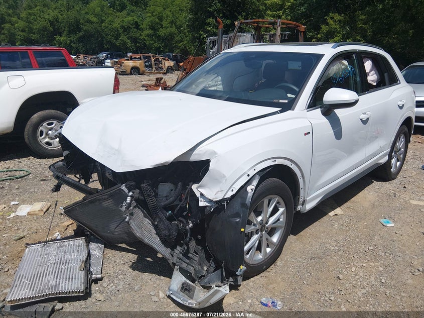 Vin: wa1decf37s1029931, lot: 46173987, audi q3 premium 45 tfsi s line quattro tiptronic 20252