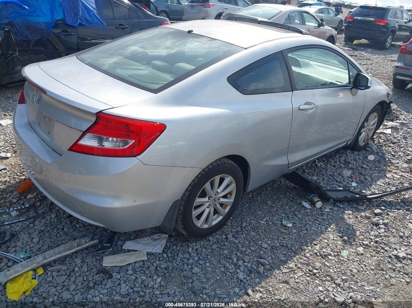 2012 HONDA CIVIC auction photo 4