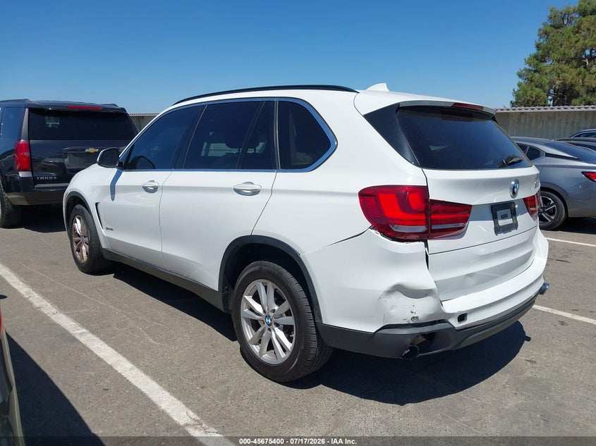 2015 BMW X5 Sdrive35I VIN: 5UXKR2C53F0H37043 Lot: 45675400