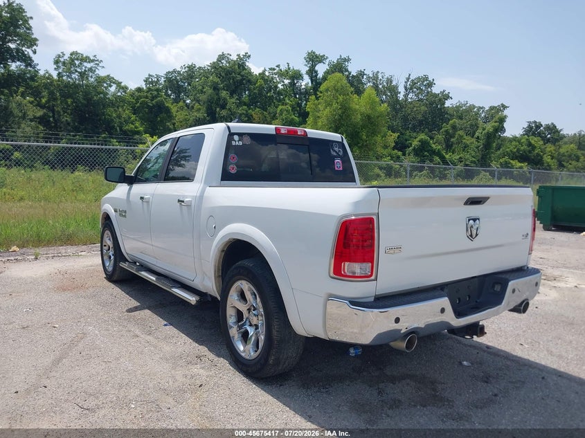 Vin: 1c6rr6nt2ds711865, lot: 46174017, ram 1500 laramie 20133
