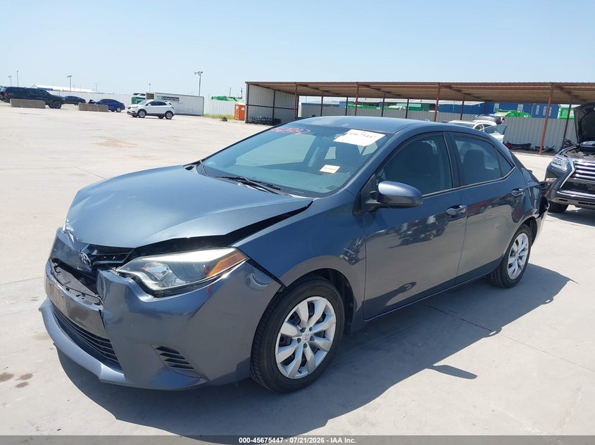 2016 Toyota Corolla Le VIN: 5YFBURHEXGP482705 Lot: 45675447