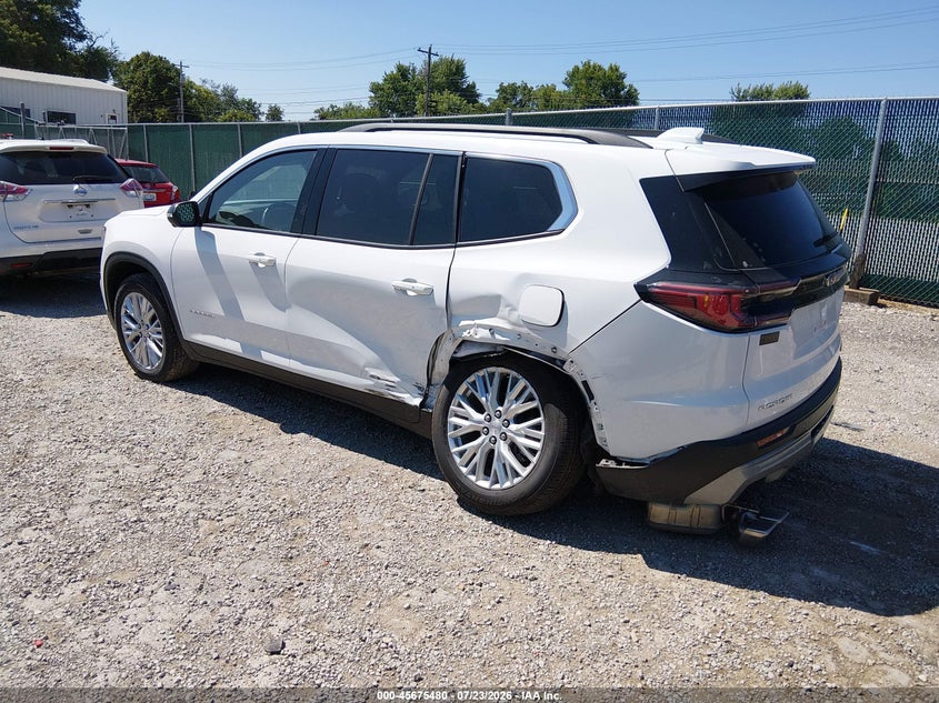 Vin: 1gkenkrs2sj168280, lot: 46174080, gmc acadia fwd elevation 20253