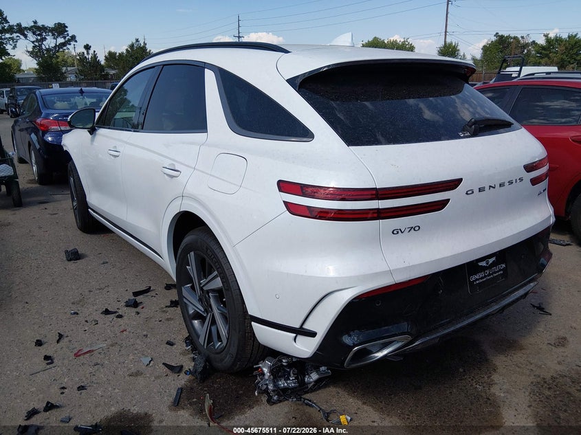 Vin: kmumddtc9tu266842, lot: 46174111, genesis gv70 3.5t sport advanced 20263