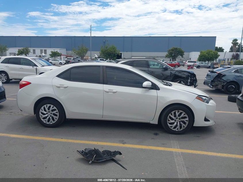 2019 Toyota Corolla Le VIN: 5YFBURHE0KP874861 Lot: 45675512