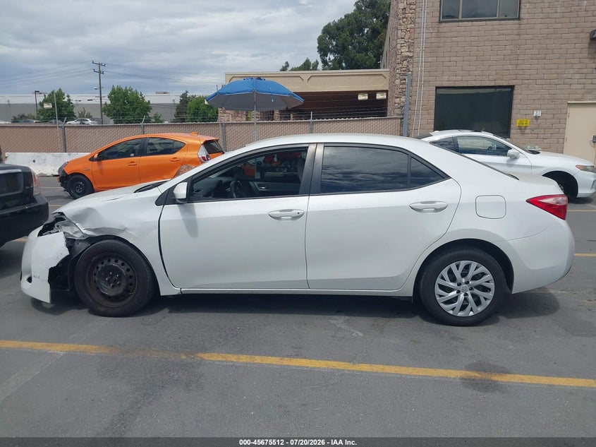 2019 Toyota Corolla Le VIN: 5YFBURHE0KP874861 Lot: 45675512