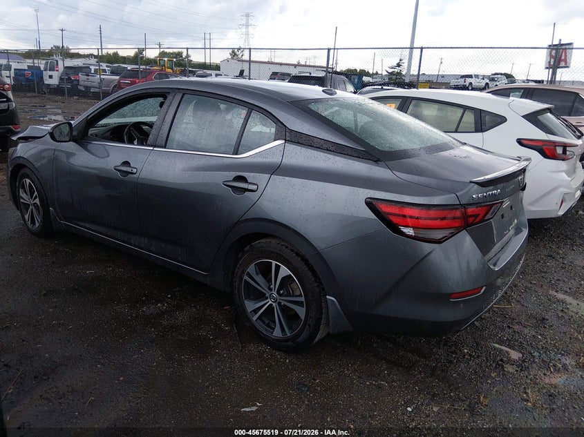 2021 Nissan Sentra Sv Xtronic Cvt VIN: 3N1AB8CV7MY234834 Lot: 45675519