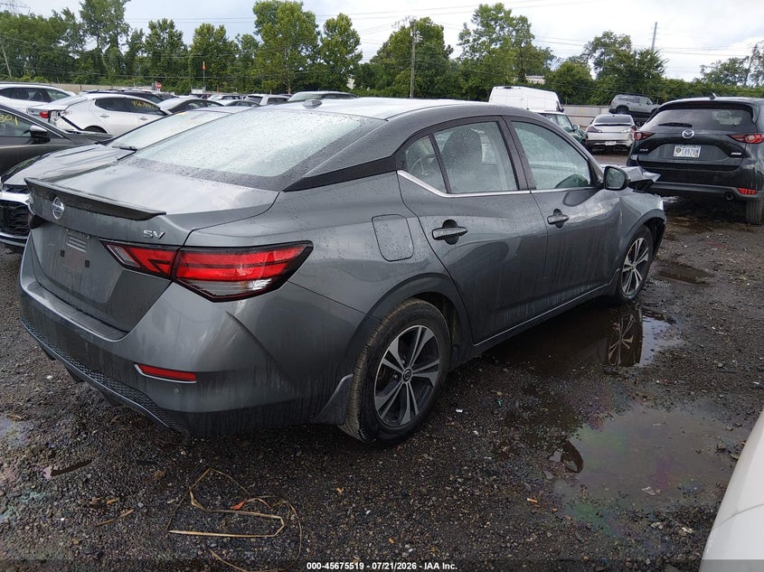 2021 Nissan Sentra Sv Xtronic Cvt VIN: 3N1AB8CV7MY234834 Lot: 45675519
