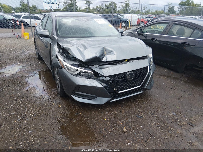 2021 Nissan Sentra Sv Xtronic Cvt VIN: 3N1AB8CV7MY234834 Lot: 45675519