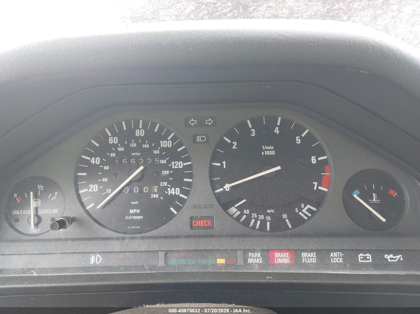 1991 BMW 325 I VIN: WBAAD131XMED14587 Lot: 45675532