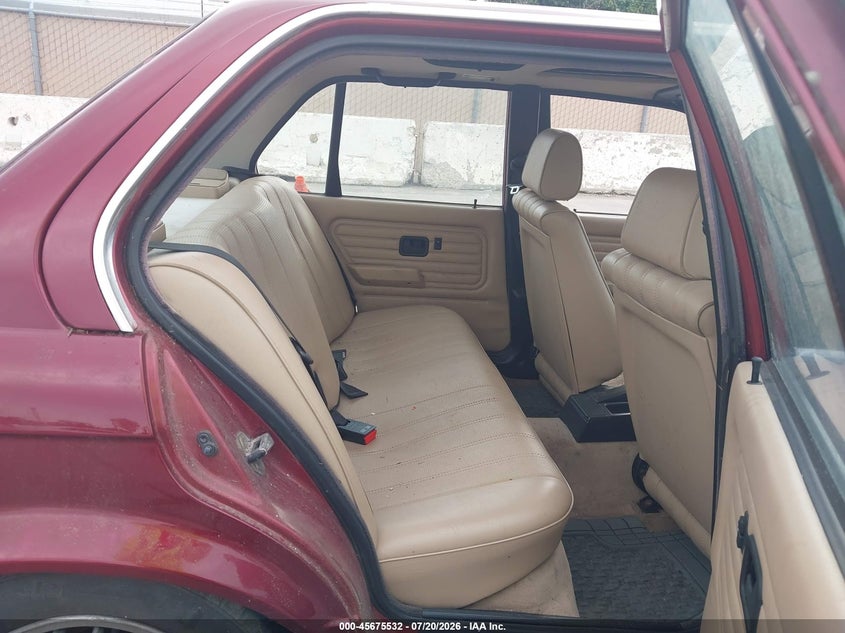 1991 BMW 325 I VIN: WBAAD131XMED14587 Lot: 45675532