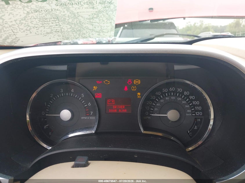 2006 Mercury Mountaineer Luxury VIN: 4M2EU47E16UJ05855 Lot: 45675547
