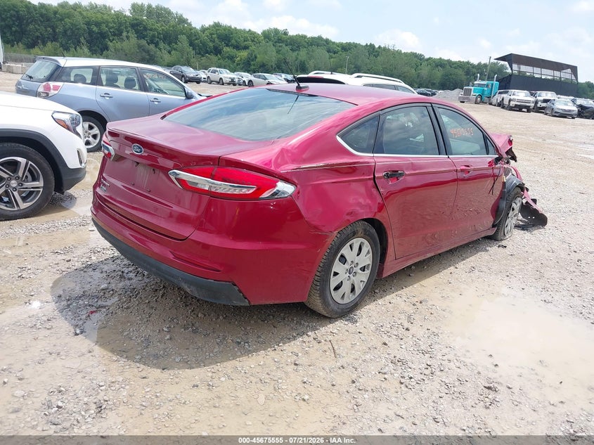 Vin: 3fa6p0g75kr159792, lot: 46174155, ford fusion s 20194
