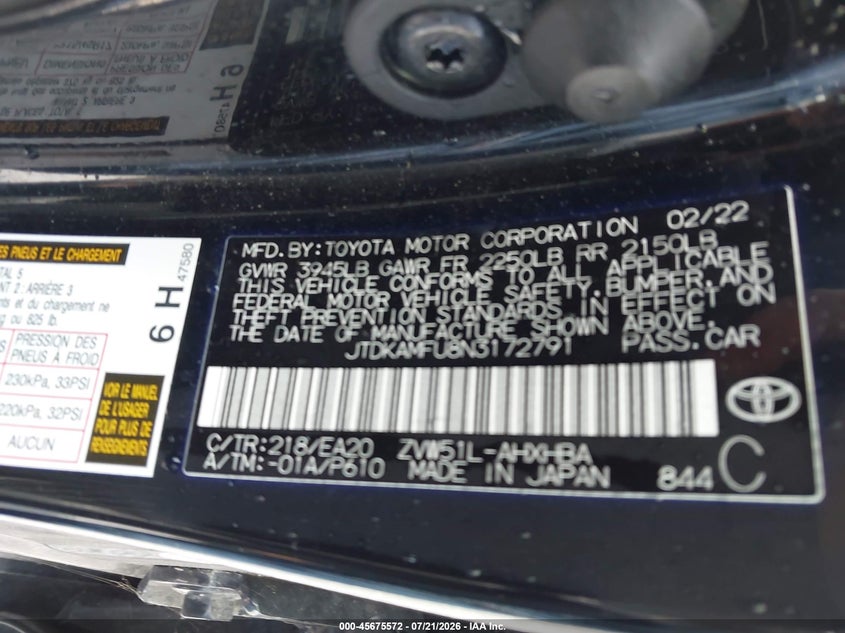 TOYOTA PRIUS - zdjęcie 9