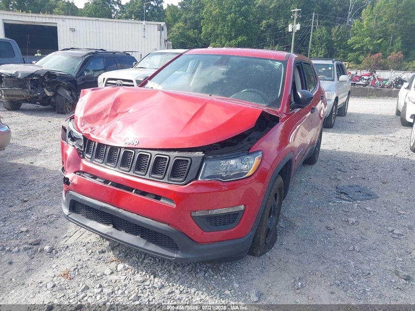 Vin: 3c4njcab4lt169823, lot: 46174184, jeep compass sport fwd 20202