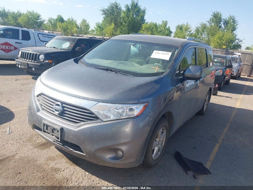 2016 Nissan Quest Platinum/S/Sl/Sv VIN: JN8AE2KP7G9156820 Lot: 45675623