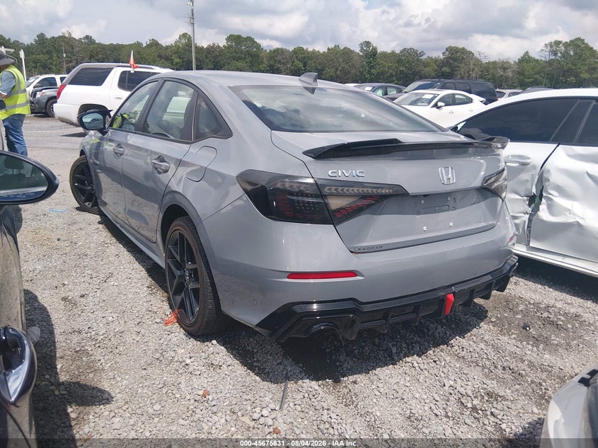 HONDA CIVIC 2025 VIN 2HGFE2F55SH507874