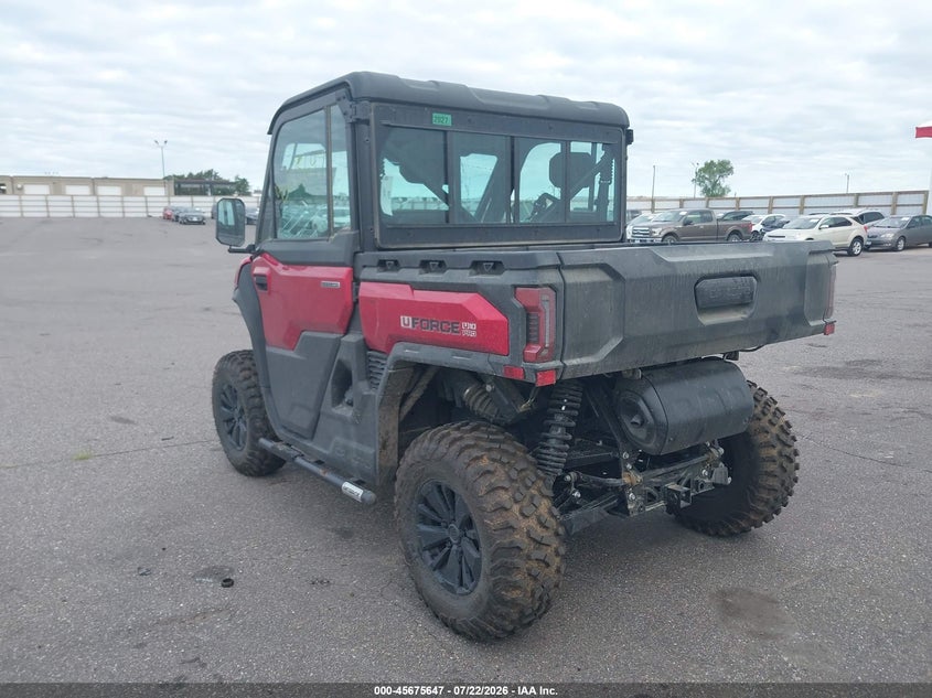 2026 CF MOTO UFORCE auction photo 3