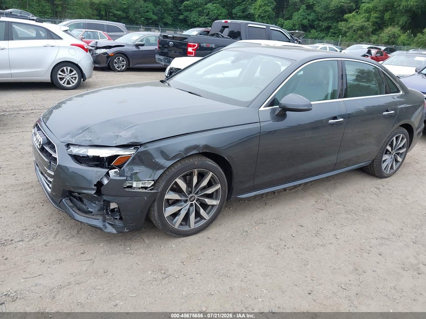 Vin: wauabaf46pn007284, lot: 46174256, audi a4 premium 40 tfsi quattro s tronic 20232