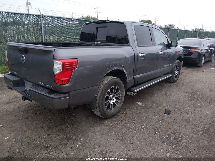 Vin: 1n6aa1ed9ln509141, lot: 46174267, nissan titan sv 4x4 20204