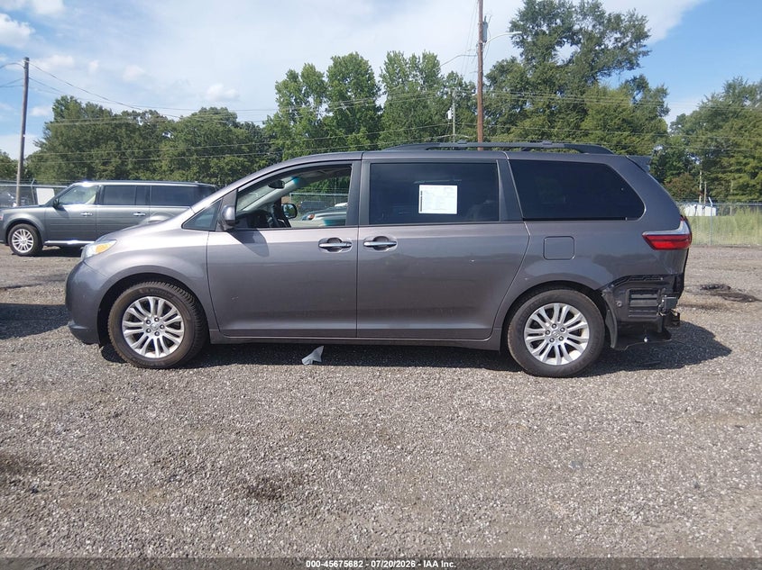 2015 Toyota Sienna Xle Premium 8 Passenger VIN: 5TDYK3DC3FS638932 Lot: 45675682