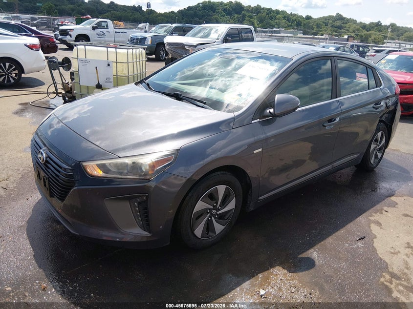 Vin: kmhc75lc8ju066782, lot: 46174295, hyundai ioniq hybrid sel 20182