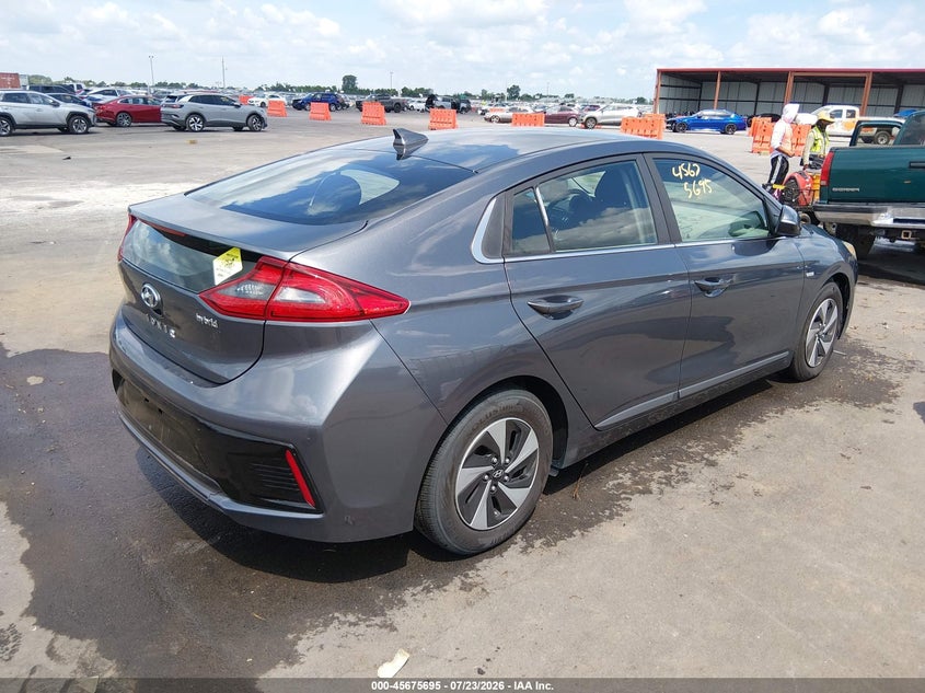 Vin: kmhc75lc8ju066782, lot: 46174295, hyundai ioniq hybrid sel 20184