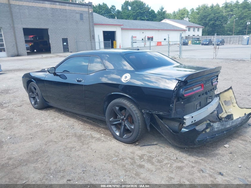 Vin: 2c3cdzbt7jh265383, lot: 46174302, dodge challenger r/t 20183