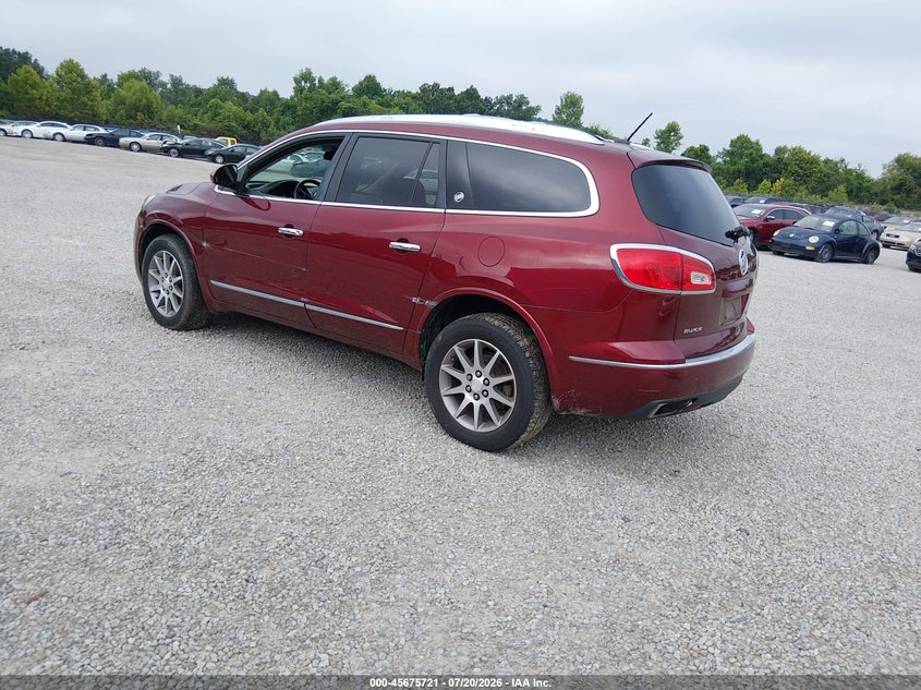 Vin: 5gakrbkd8fj117341, lot: 46174321, buick enclave leather 20153