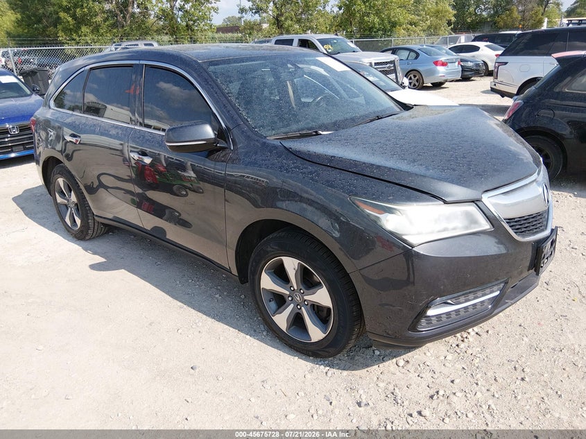2016 Acura Mdx Acurawatch Plus Package VIN: 5FRYD4H21GB049433 Lot: 45675728